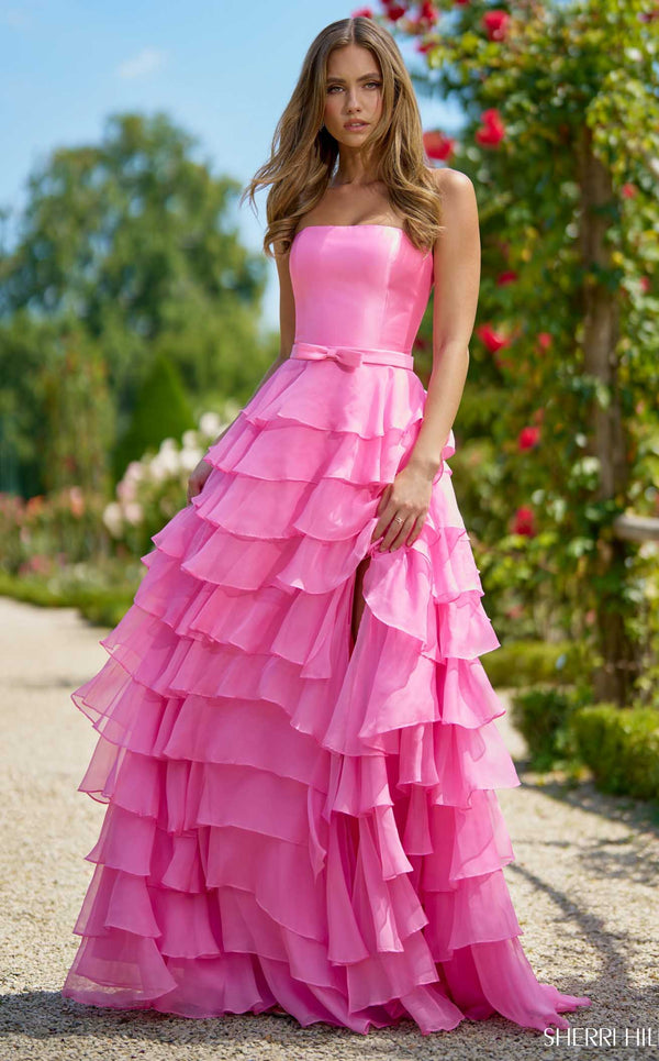 Sherri Hill 56867 Bright Pink