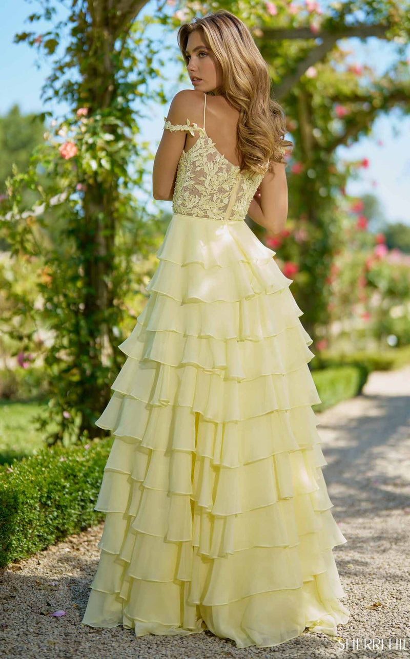 Sherri Hill 56868 Yellow