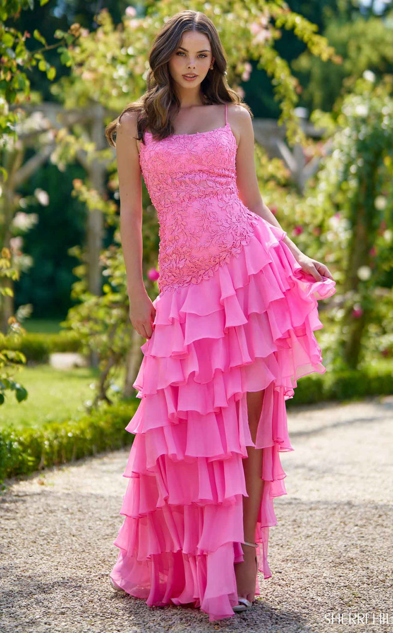 Sherri Hill 56961 Bright Pink