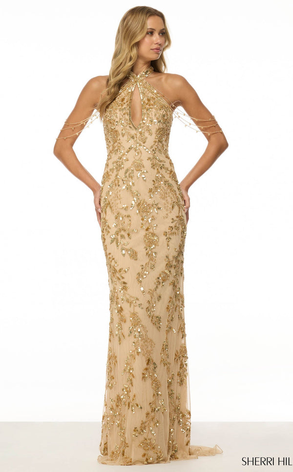 Sherri Hill 57021 Gold