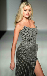 Sherri Hill 57023 Black/Silver