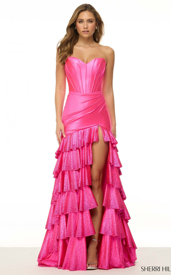 Sherri Hill 57031 Bright Fuchsia