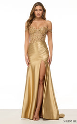 Sherri Hill 57053 Gold