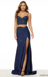 Sherri Hill 57126 Navy