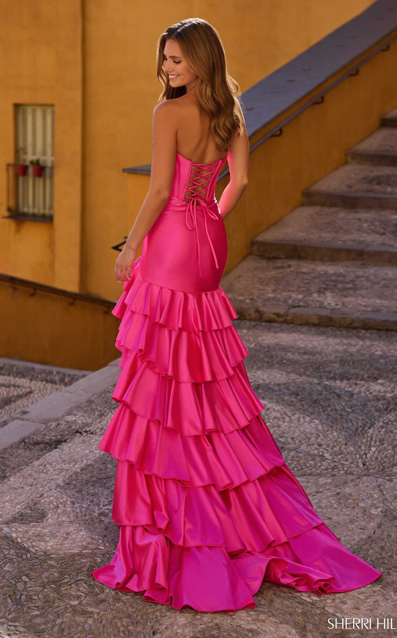 Sherri Hill 57128 Bright Fuchsia