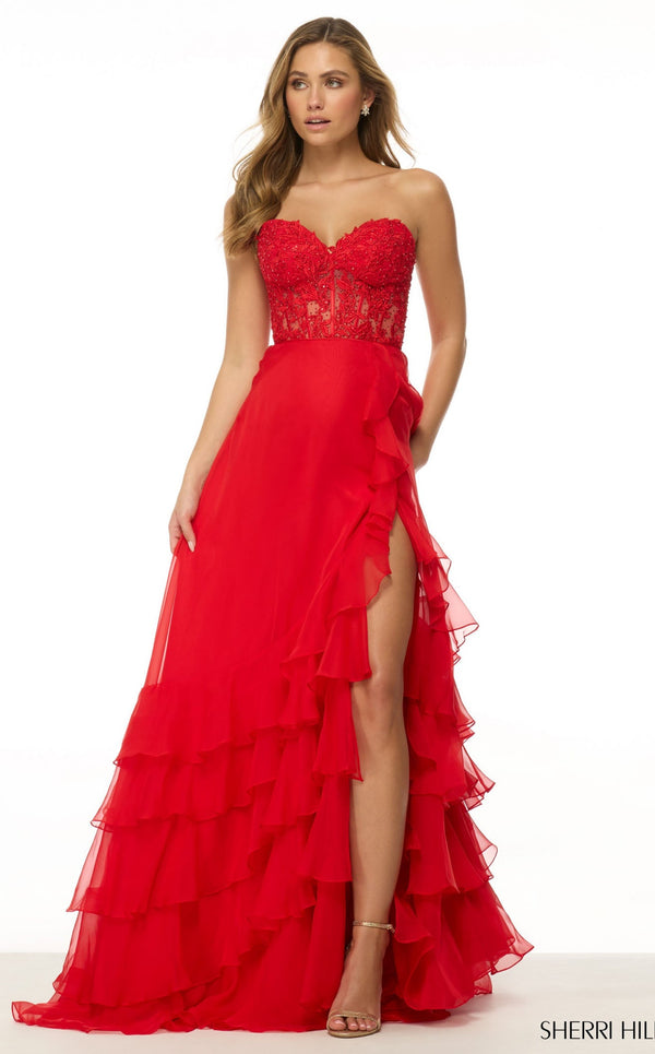 Sherri Hill 57129 Red