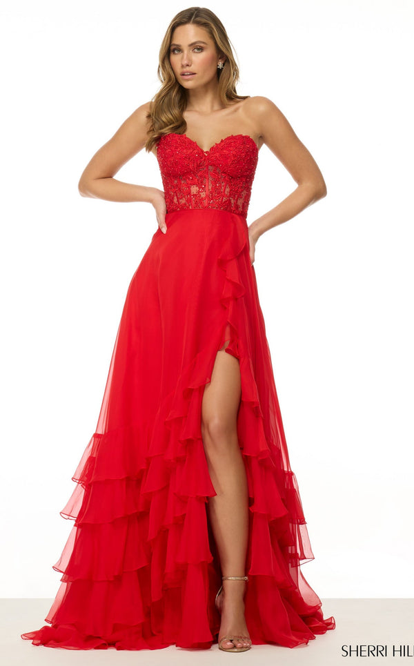 Sherri Hill 57129 Red