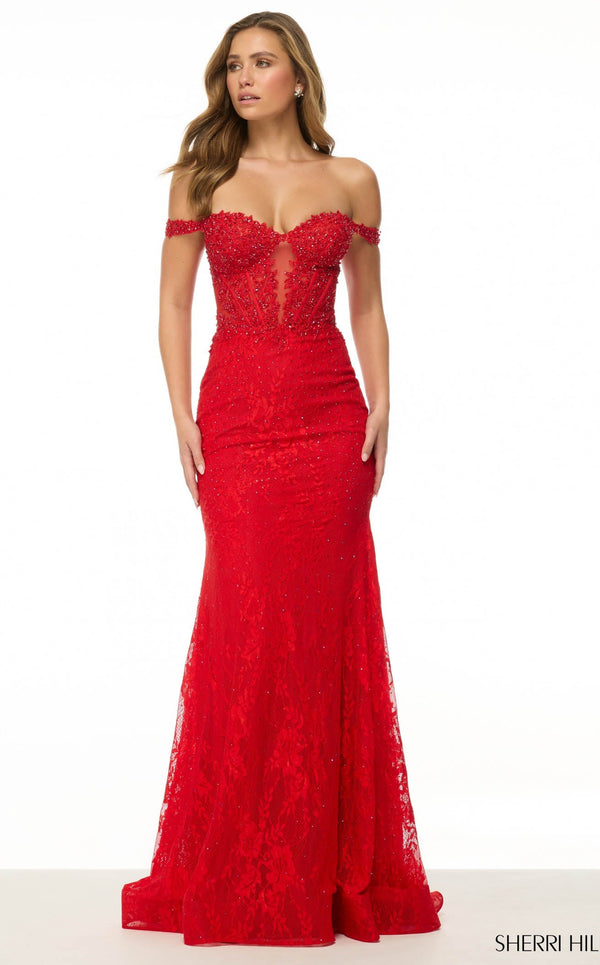 Sherri Hill 57130 Red