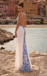 Sherri Hill 57143 Ivory/Blue