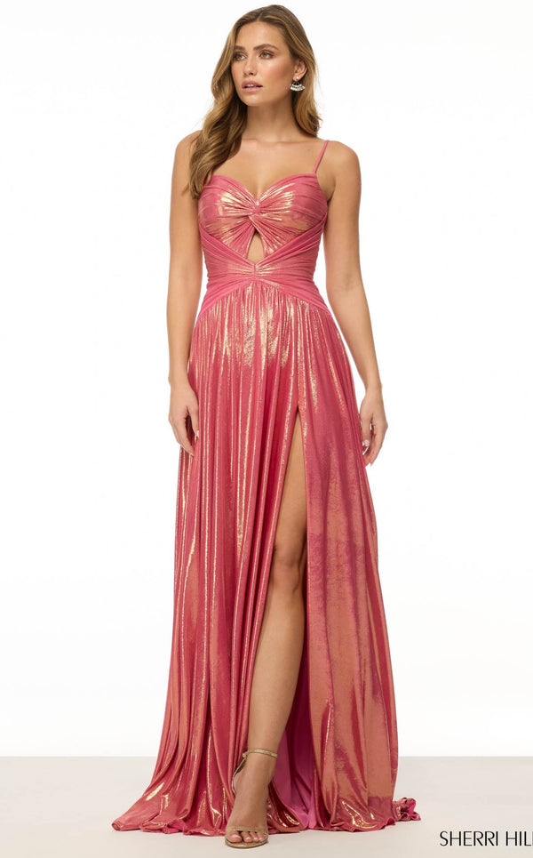 Sherri Hill 57167 Hot Pink/Gold