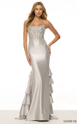 Sherri Hill 57189 Silver