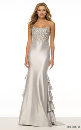 Sherri Hill 57189 Silver