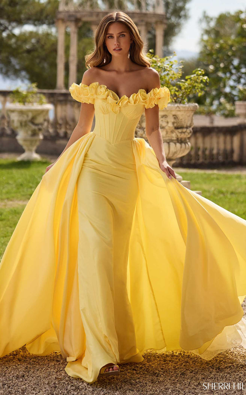 Sherri Hill 57200 Yellow