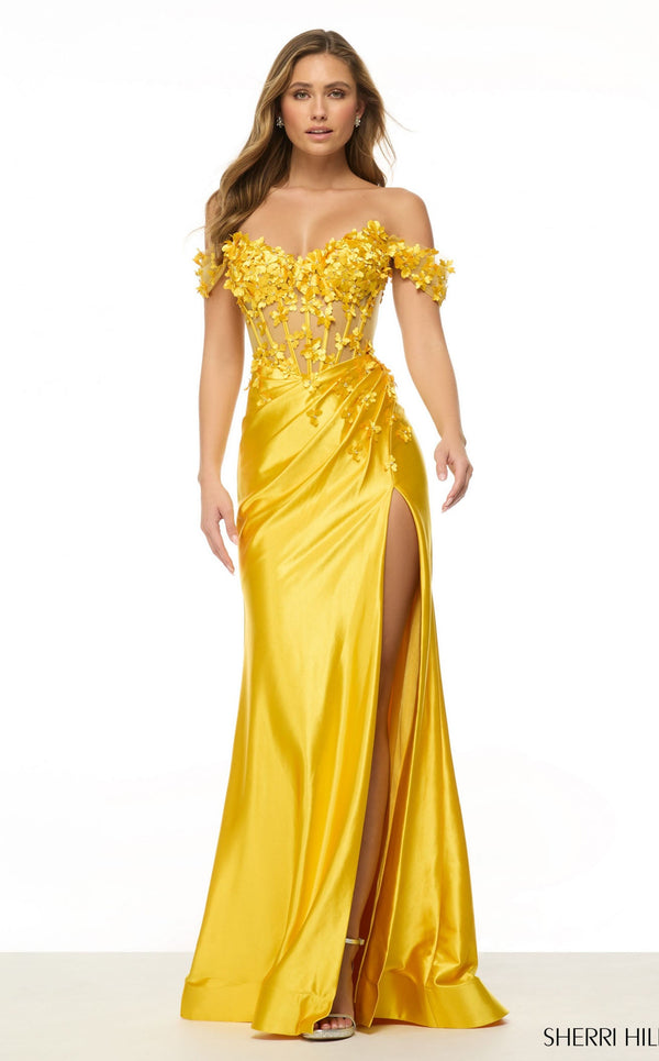 Sherri Hill 57201 Yellow