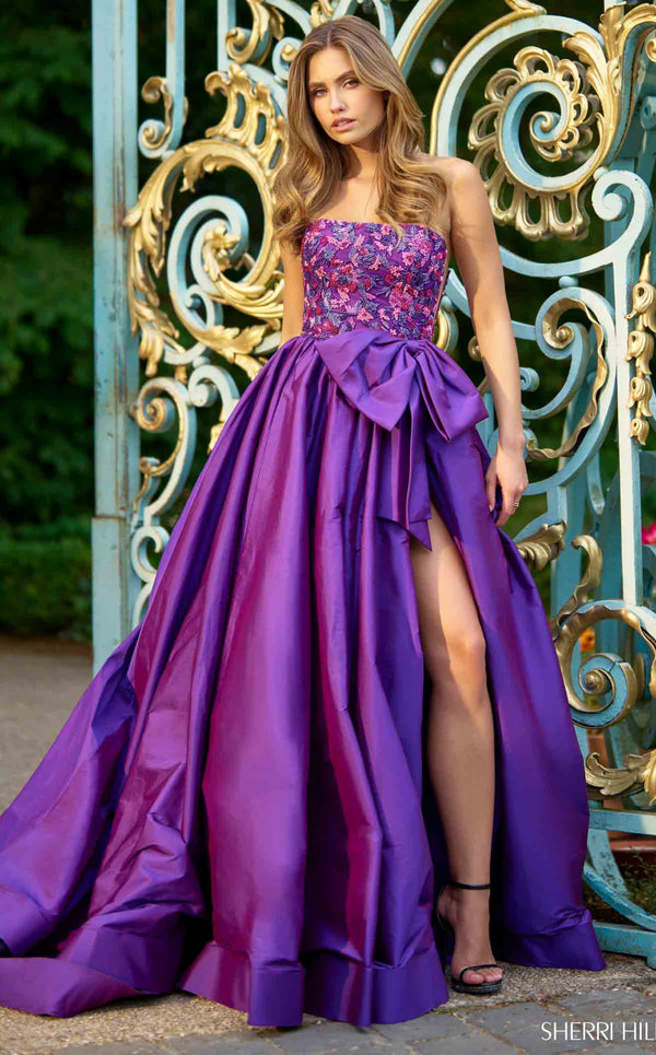 Sherri Hill 67020 Purple/Fuchsia