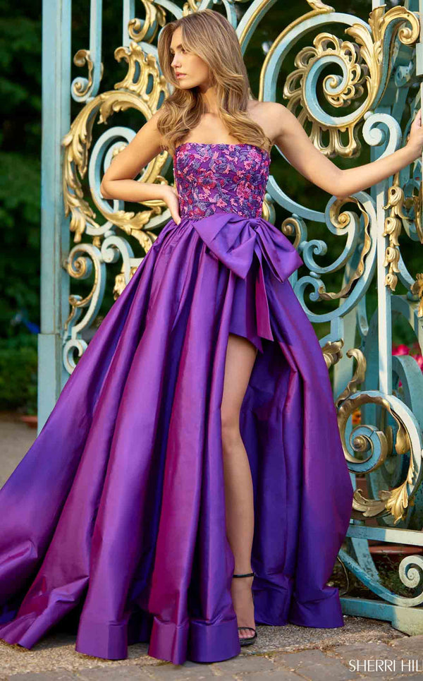 Sherri Hill 67020 Purple/Fuchsia