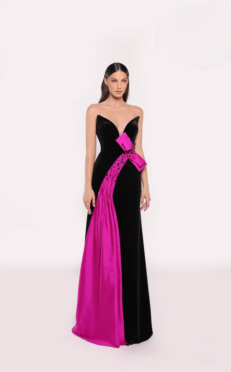 Tarik Ediz 98794 Black/Fuchsia