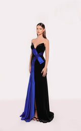 Tarik Ediz 98794 Black/Royal Blue