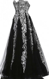 Jovani JVN66970BG Black/White