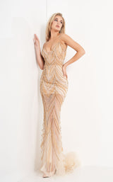 Jovani 00613 Nude/Gold