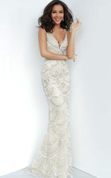 Jovani 00861 Silver/Gold