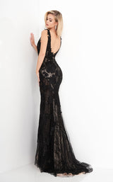 Jovani 02444 Black-Nude