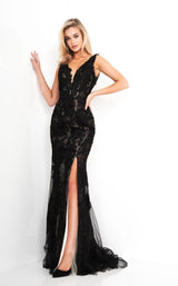 Jovani 02444 Black-Nude