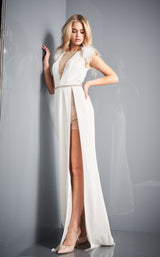 Jovani 02833BG Off White