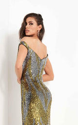 Jovani 04149 Yellow-Silver