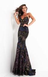 Jovani 04832 Black Multi