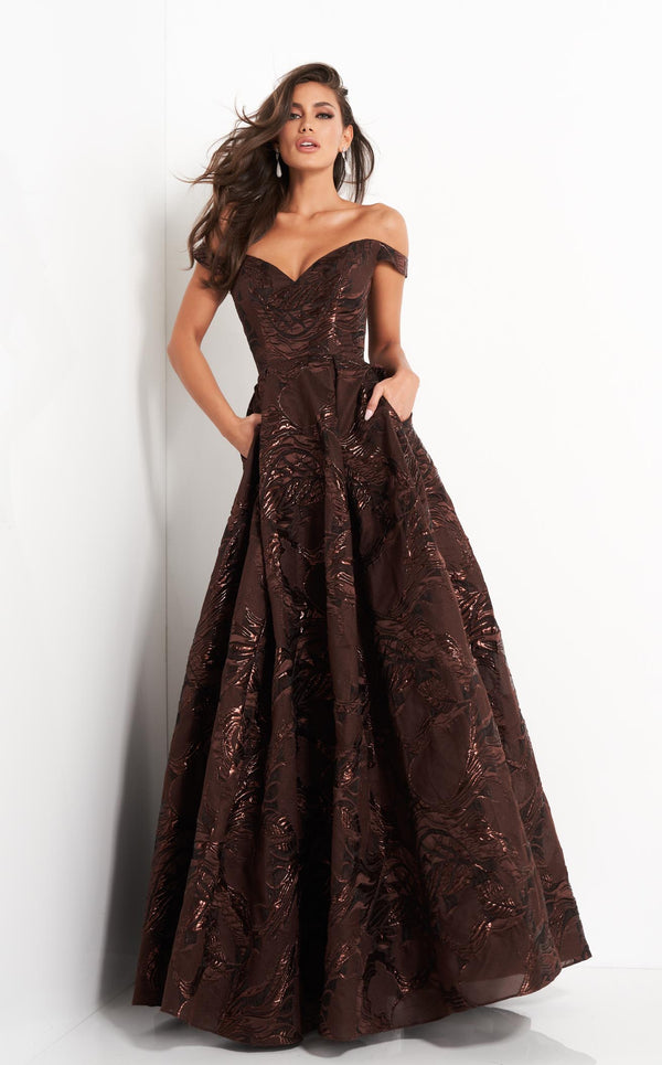 Jovani 05017 Brown