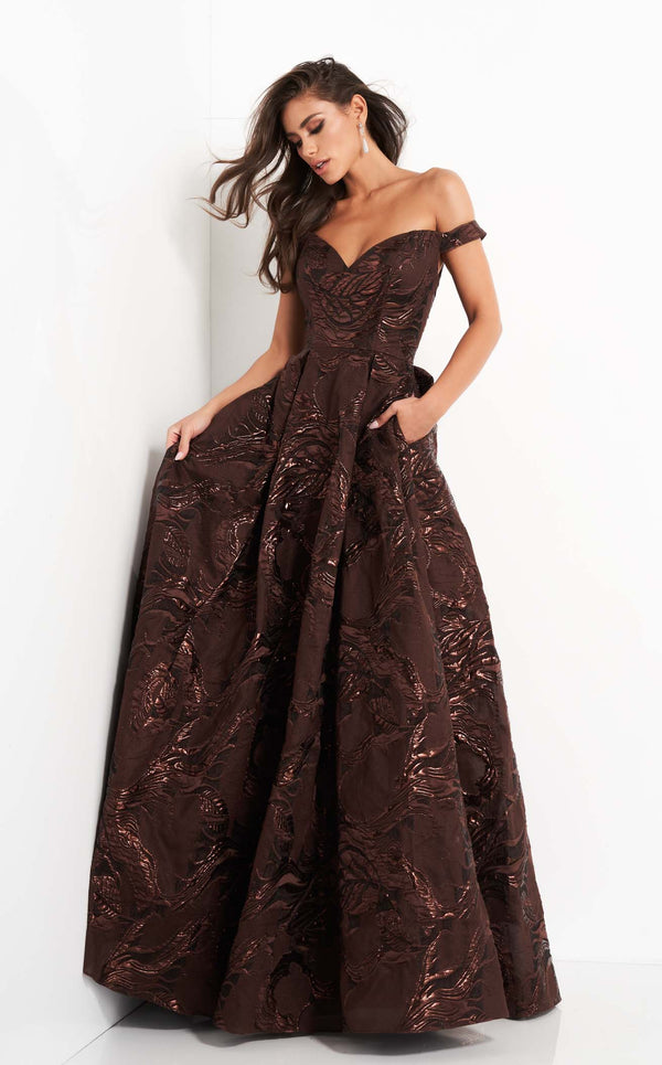 Jovani 05017 Brown