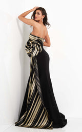 Jovani 05084 Black/Gold