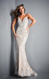 Jovani 05752 Silver-Nude