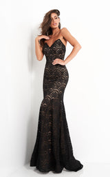 Jovani 06040 Black-Nude