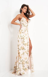 Jovani 06090 Champagne-Print