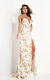 Jovani 06090 Champagne-Print