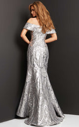 Jovani 06624 Grey/Silver