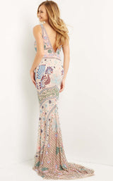 Jovani 08446 Blush Multi