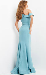 Jovani 09129 Seafoam Light-Blue