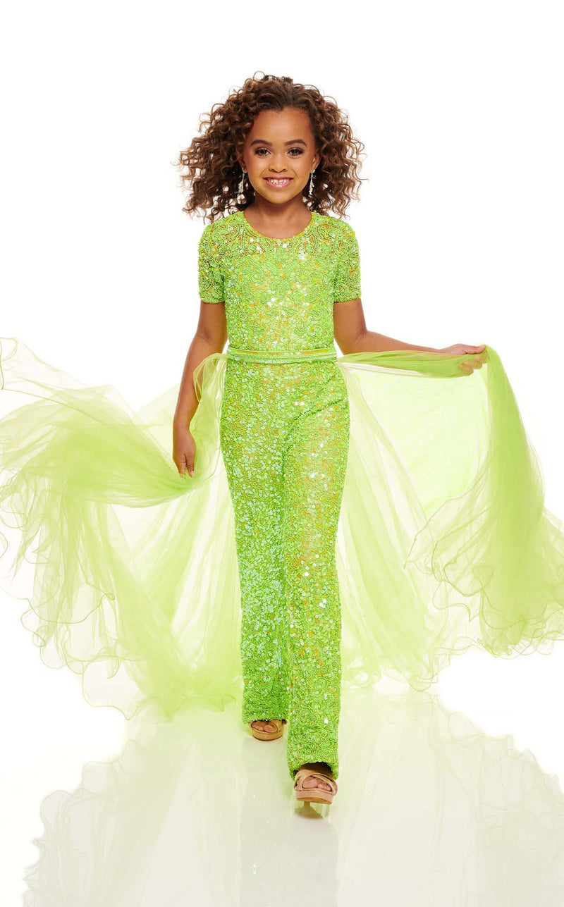 Rachel Allan Perfect Angels 10042 Childrens Neon-Green