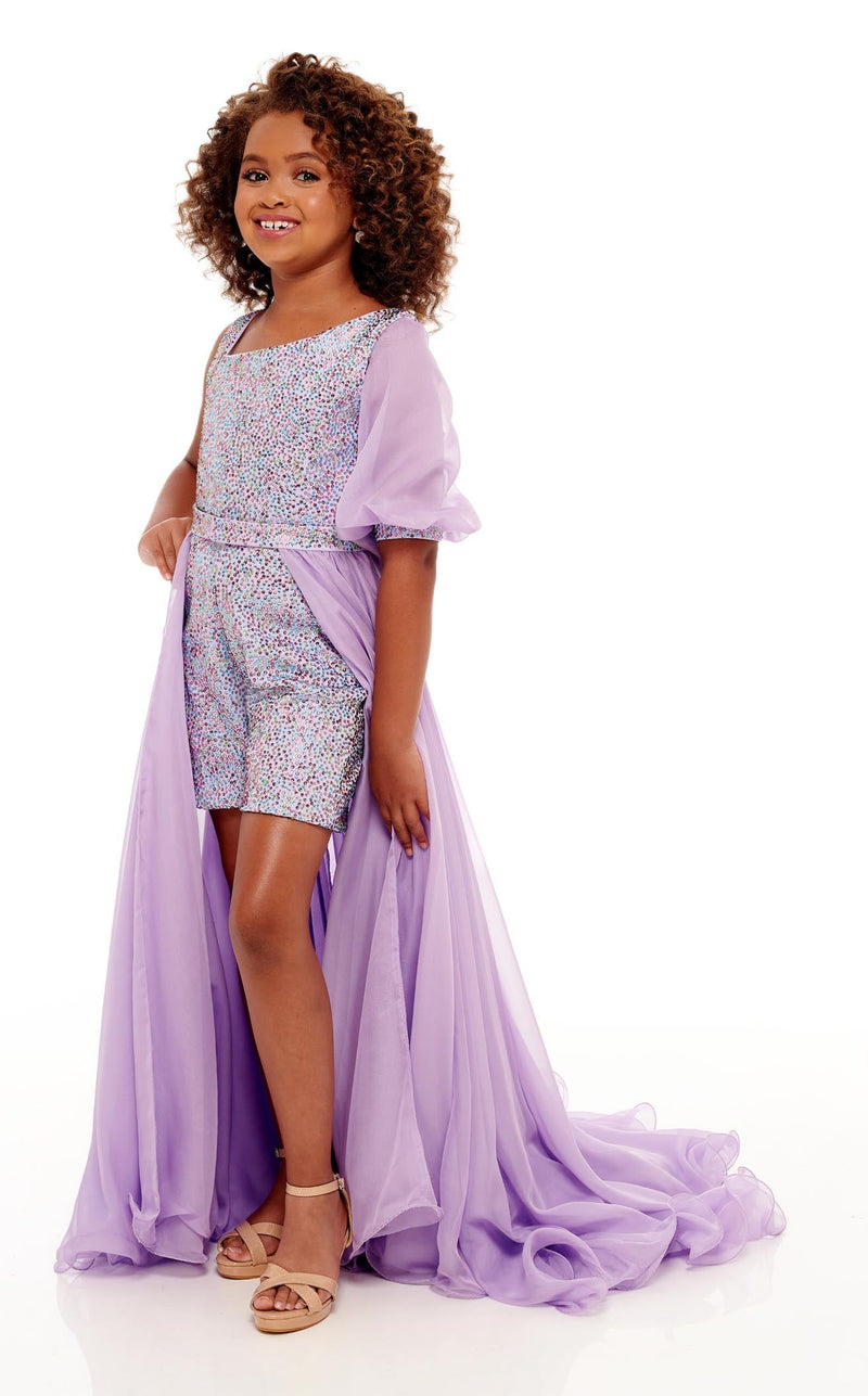 Rachel Allan Perfect Angels 10093 Childrens Lilac-Multi