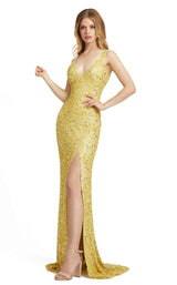 Mac Duggal 1068D Lemon