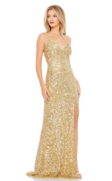 Mac Duggal 10704 Gold