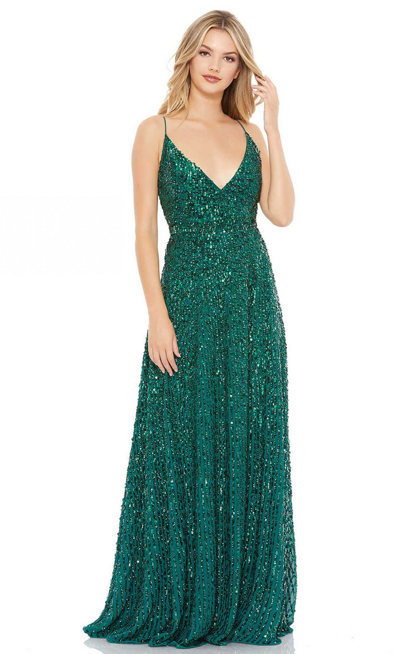 Mac Duggal 10730M Emerald Green