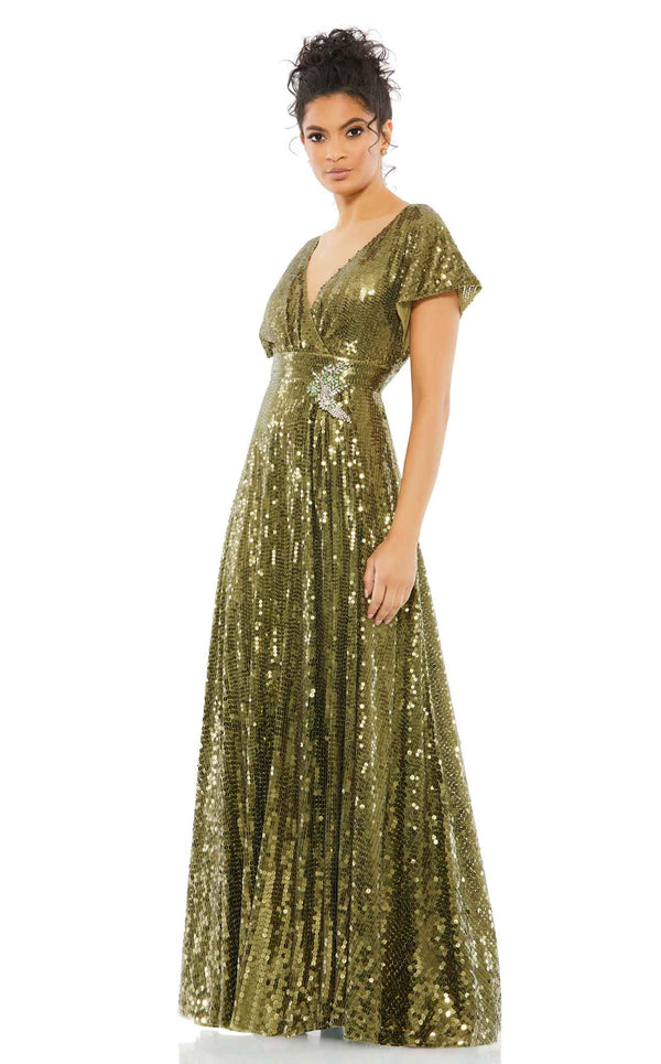 Mac Duggal 10773 Olive