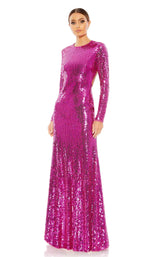 Mac Duggal 10891 Fuchsia