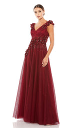 Mac Duggal 11152 Burgundy