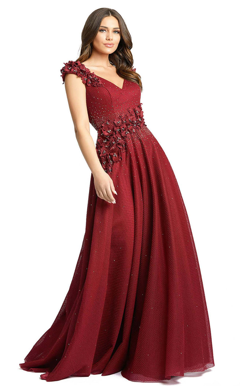 Mac Duggal 11152D Burgundy