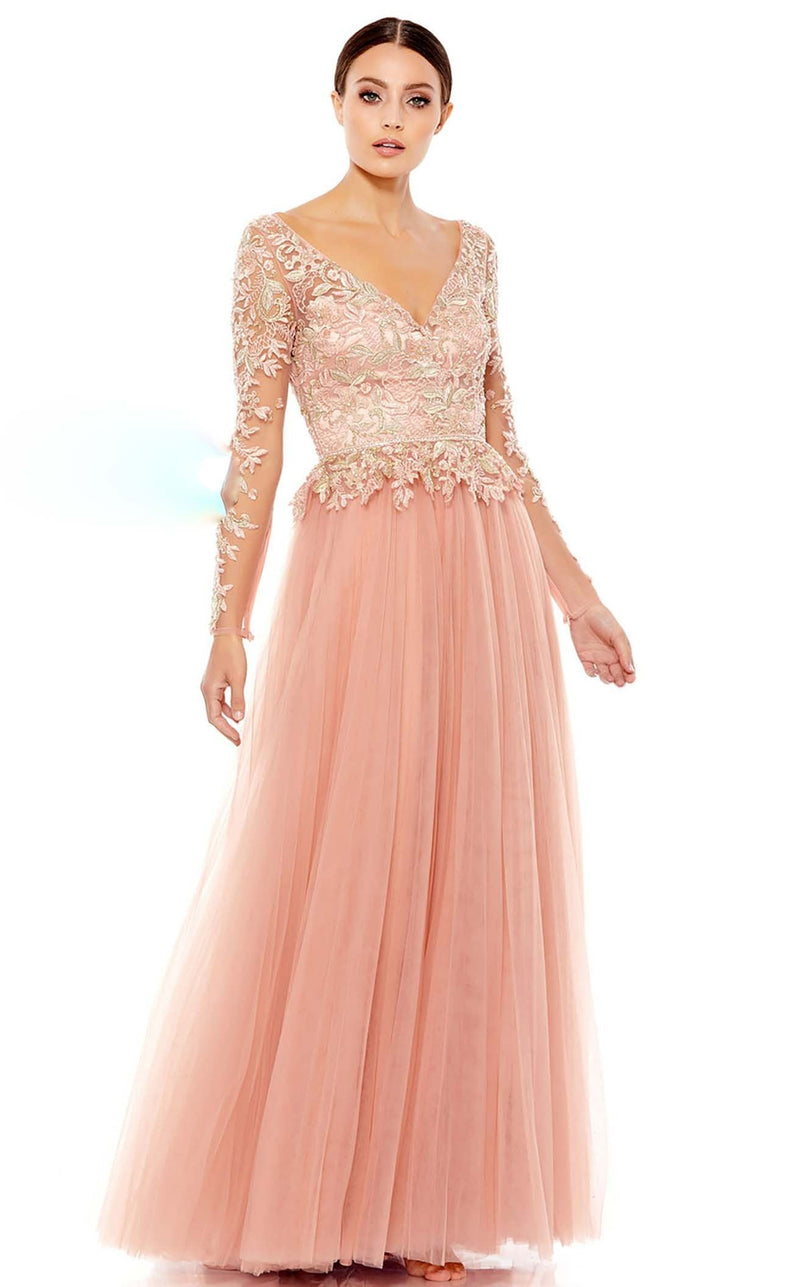 Mac Duggal 11168D Rose Gold